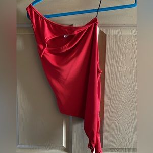 Brand New Medium Red Bodysuit.